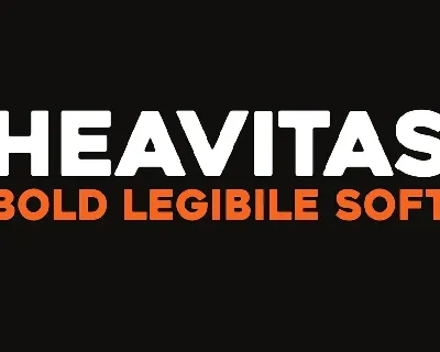 Heavitas Sans Serif font