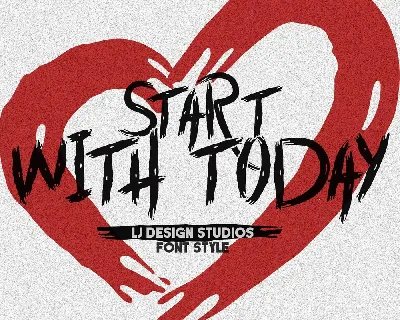 Start with Today font