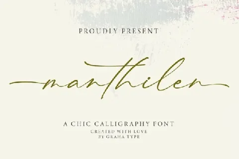 Manthilen font