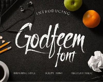 Godfeem Free font