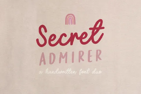 Secret Admirer font