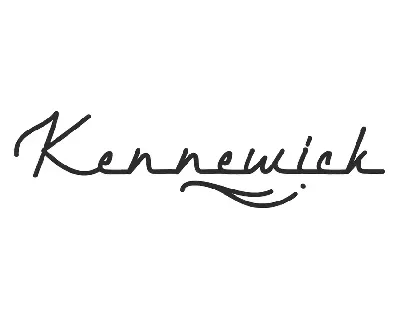 Kennewick Demo font