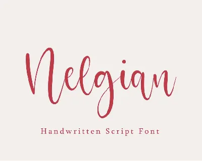 Nelgian font