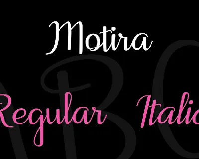 Motira font