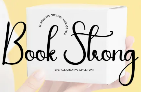 Book Strong font