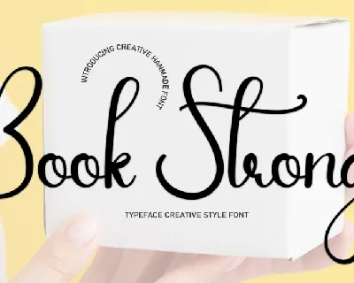 Book Strong font