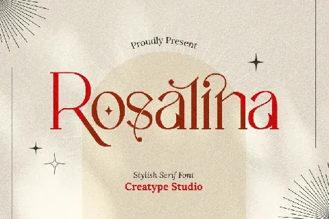 Rosalina font