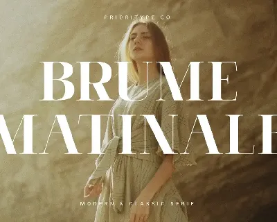 Brume Matinale Serif font