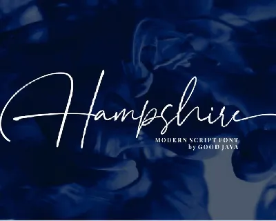 Hampshire Script font