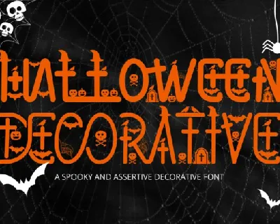 Halloween Decorative font