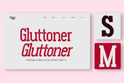 Gluttoner Inktrap DEMO font