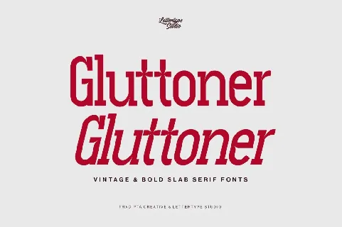 Gluttoner Inktrap DEMO font