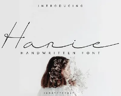 Hanie font