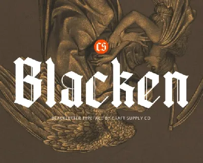 CS Blacken font