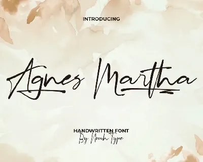 Agnes Martha Demo font