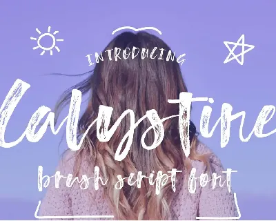 Calystine font