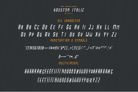 Houston Italic font