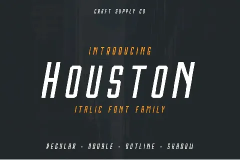 Houston Italic font