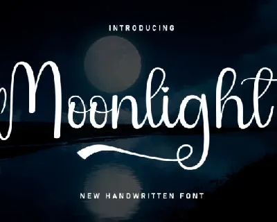 Moonlight Script font
