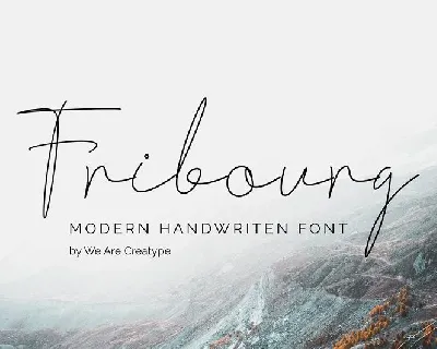 Fribourg font