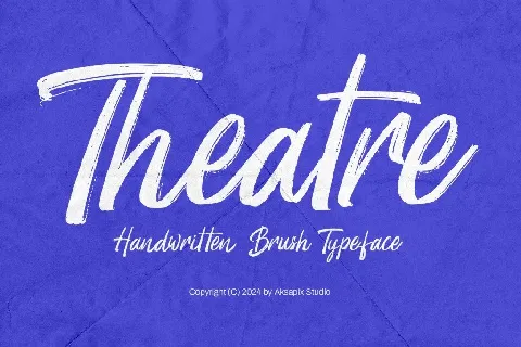 Theatre font