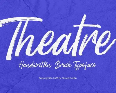 Theatre font