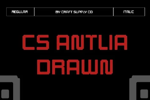 CS Antlia Drawn font