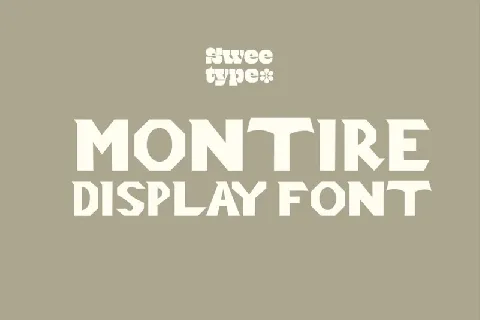 Montire Display font