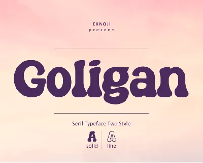Goligan font