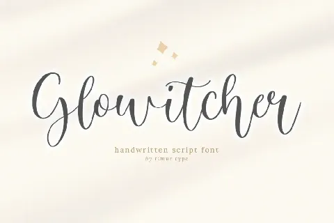 Glowitcher font