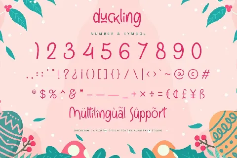 Duckling font