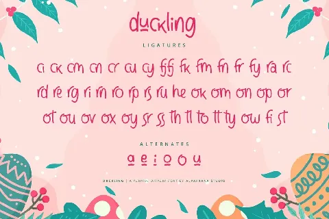 Duckling font