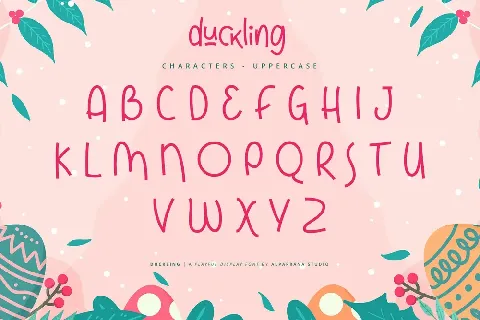 Duckling font