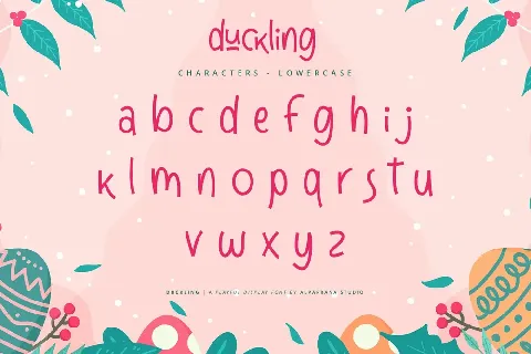 Duckling font