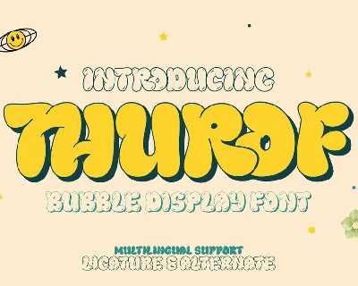 THUROF Trial font