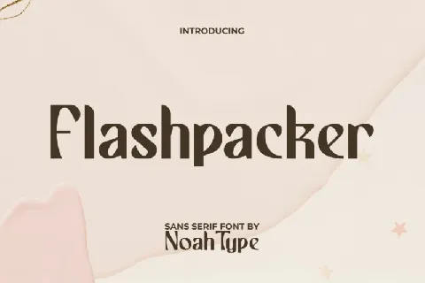 Flashpacker font