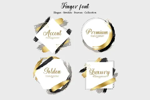 Finger font