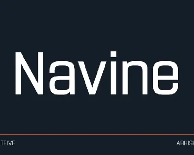 Navine font