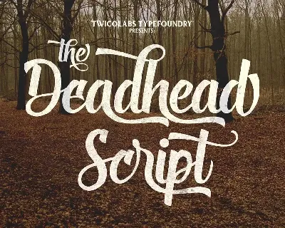 Deadhead Script font