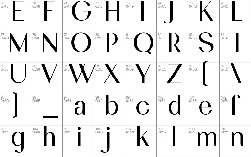 Anthemia font