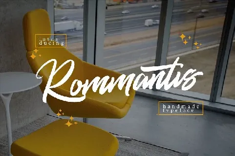 Rommantis Script font