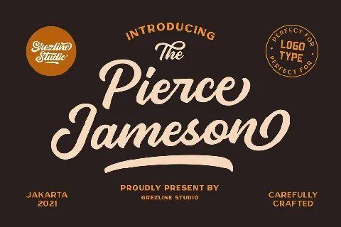 Pierce Jameson Duo font