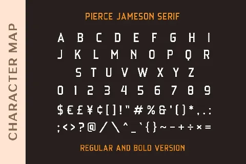 Pierce Jameson Duo font