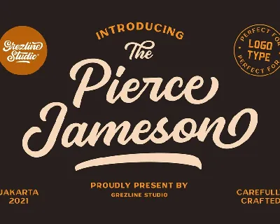 Pierce Jameson Duo font
