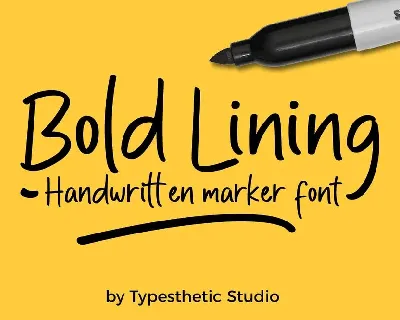 Bold Lining Free font