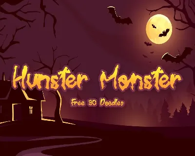 Hunster Monster font