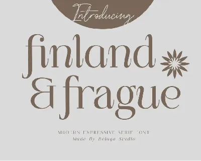 Finland & Frague font