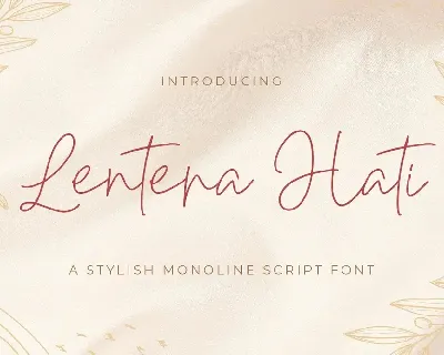 Lentera Hati font