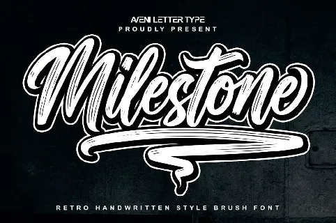 Milestone Free font