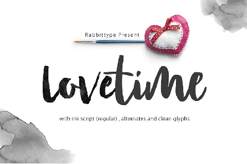 Lovetime Script Free font